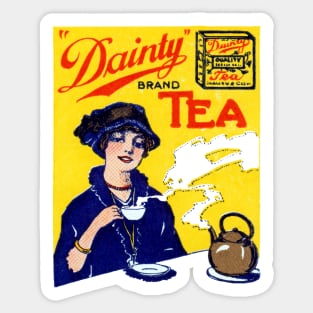 1910 Dainty Tea Sticker